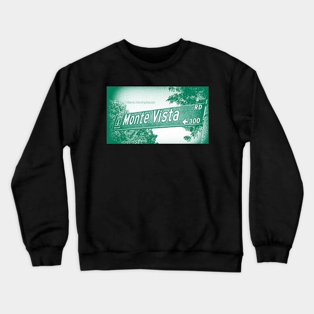 Monte Vista Road, Arcadia, CA by MWP Crewneck Sweatshirt by MistahWilson